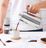 Stainless Steel French Press Coffee Maker Double Wall Metal Insulation Coffee Press & Tea Brewer Easy Clean And Easy Press