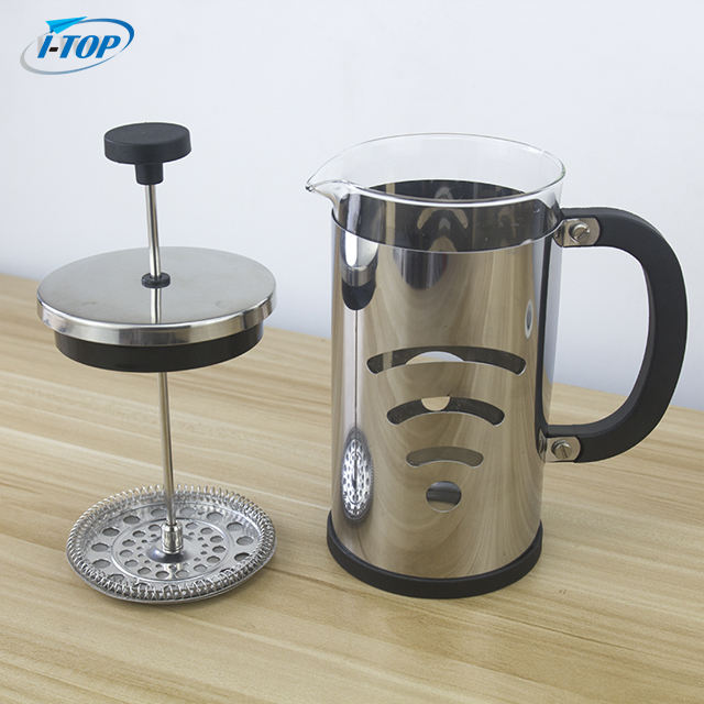 I-TOP GFP04 top Quality 350Ml Small French Press Glass Coffee Plunger Coffee Maker