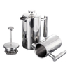 304 Grade Stainless Steel Insulated Highly polished Coffee French Press