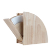 dust cover coffee powder filter paper holder for hotel home kitchen bar cafe wooden hand brew coffee filter paper holder