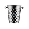 Wholesale 4L Silver Wine Bucket Chiller Metal Bucket Galvanized Ice Bucket for Camping