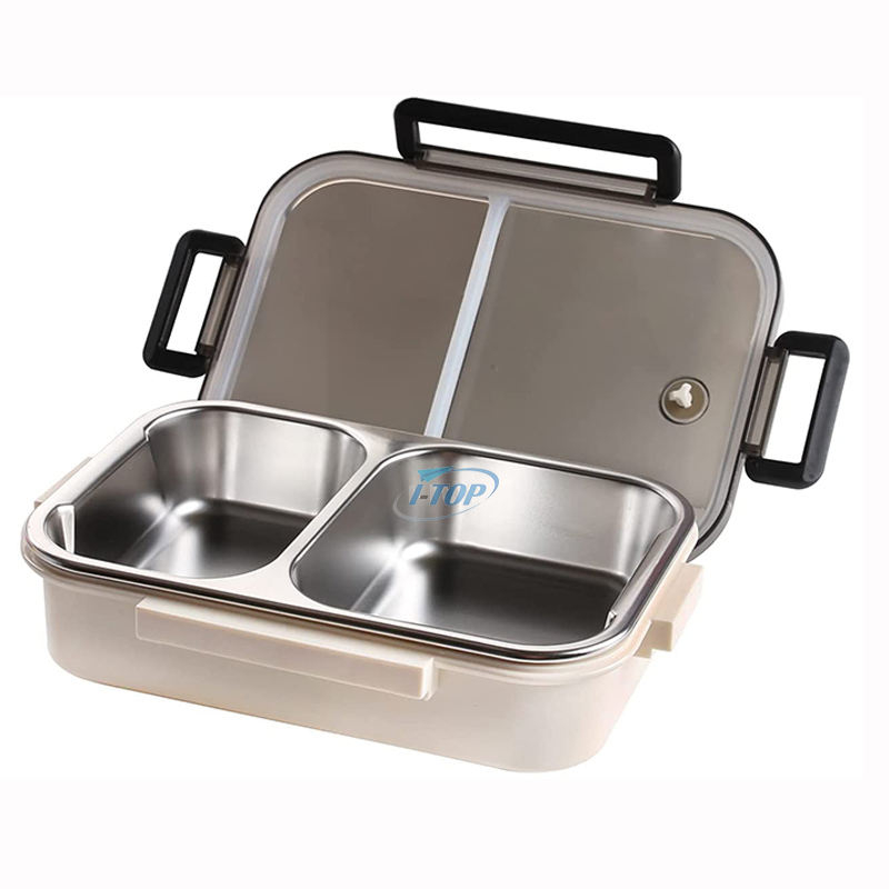 Hot sale Dishwasher Safe Eco-Friendly Lunch Boxs Stainless Steel Food Snack Container bento Lunch Boxs with 5 compartments