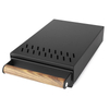 Espresso Knock Box Drawer,Stainless Steel Detachable Coffee Ground Knock Container,Shock-Absorbent Durable Barista Knock Box