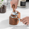 Coffee Tamping Set Wooden Handle coffee Hammer tamping Kit & Tool with coffee Stirrer for Distribution