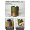 Portable Camping Coffee Grinder Maker Filter Pot Drip Travel Pour over Kit Coffee Sets