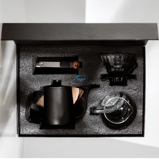Brewista V60 Hand Drip Coffee Grinder Gift Set Pour Over kettle Coffee Suitcase
