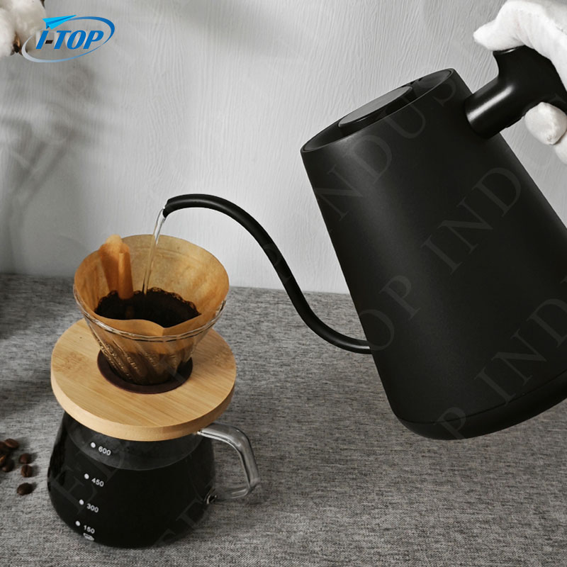Gooseneck Kettle Ultra Fast Boiling Hot Water Kettle 100% Stainless Steel Electric Kettle for Pour-over Coffee & Tea Leak-Proof