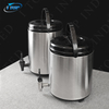 Stainless Steel Commercial Hot Water Drink Dispenser Insulated Coffee Thermos Keep Warm Barrel Milk Tea Bucket with Tap