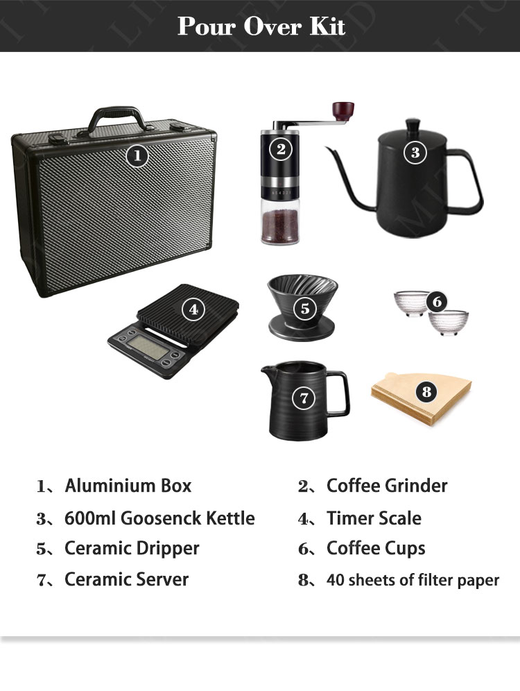Pour Over Coffee bag Set