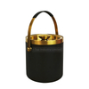 Portable Handle Stainless Steel Ice Bucket Double Wall with Sealed Bucket Lid