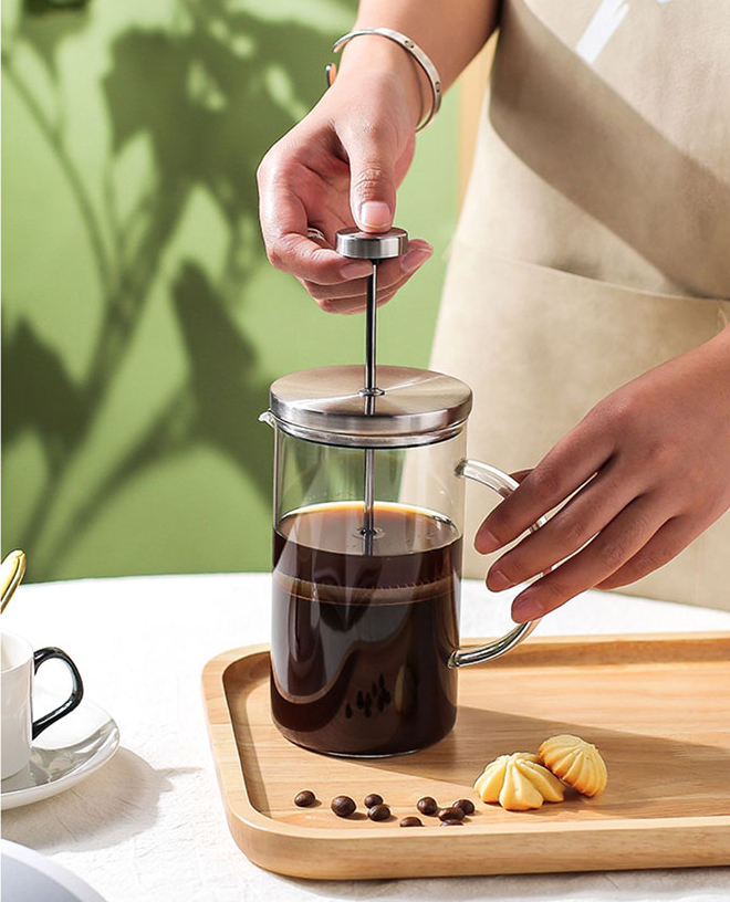 Factory direct sale high-quality heat-resistant thickened borosilicate glass glass coffee pot