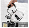 IT-CO1013 High Quality Silver Color Painting stainless steel whistling tea kettle
