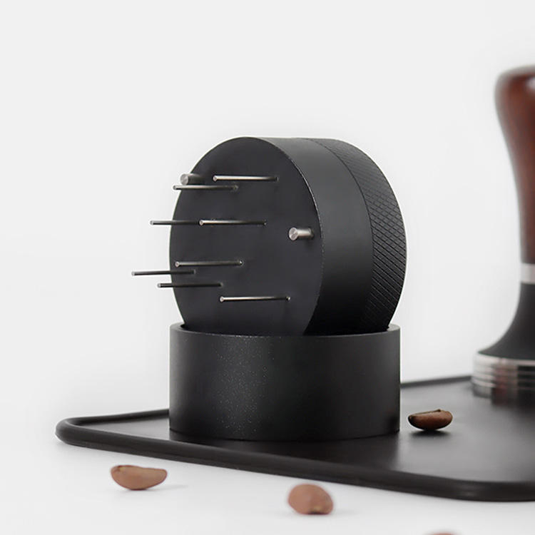 New Customized 51/53/58mm Espresso Coffee Needle Distributor Tamper Maker Barista Accessories