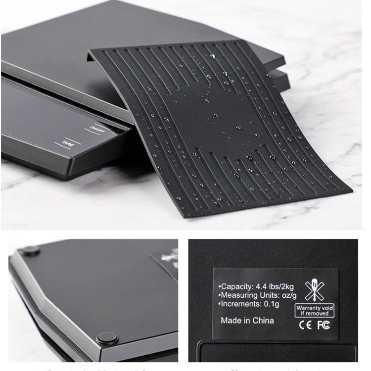 Ecocoffee Sell Like Hot Cakes Digital Pocket Scale Automatic Mode Coffee Timer Electronic Scale with Time Kitchen