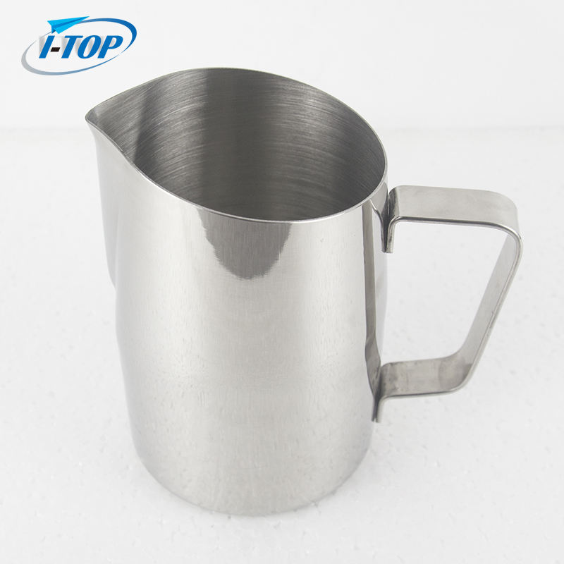 Milk Frothing Pitcher Milk Frother Cup 20oz Measurements on Both Sides Perfect for Latte Art Espresso Machines Cappuccino