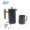 The teapot is hand-pressed with household French press 304 Stainless Steel coffee french press