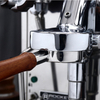 Factory Selling 58mm Stainless Steel Bottomless Coffee Portafilter with Wood Handle