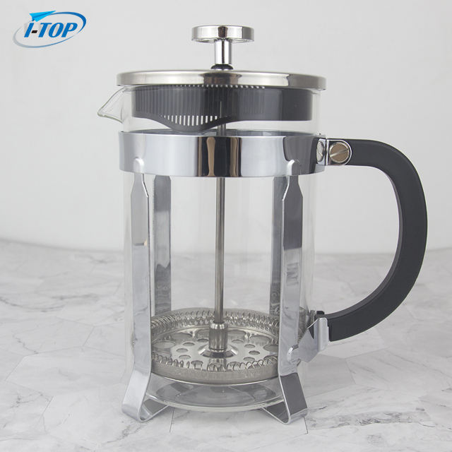 I-TOP GFP14 Glass with Plastic Handle French Press Coffee Tea Maker