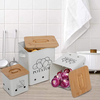 Hot Selling Metal Food Storage Container Potato Onion Garlic Kitchen canisters potato