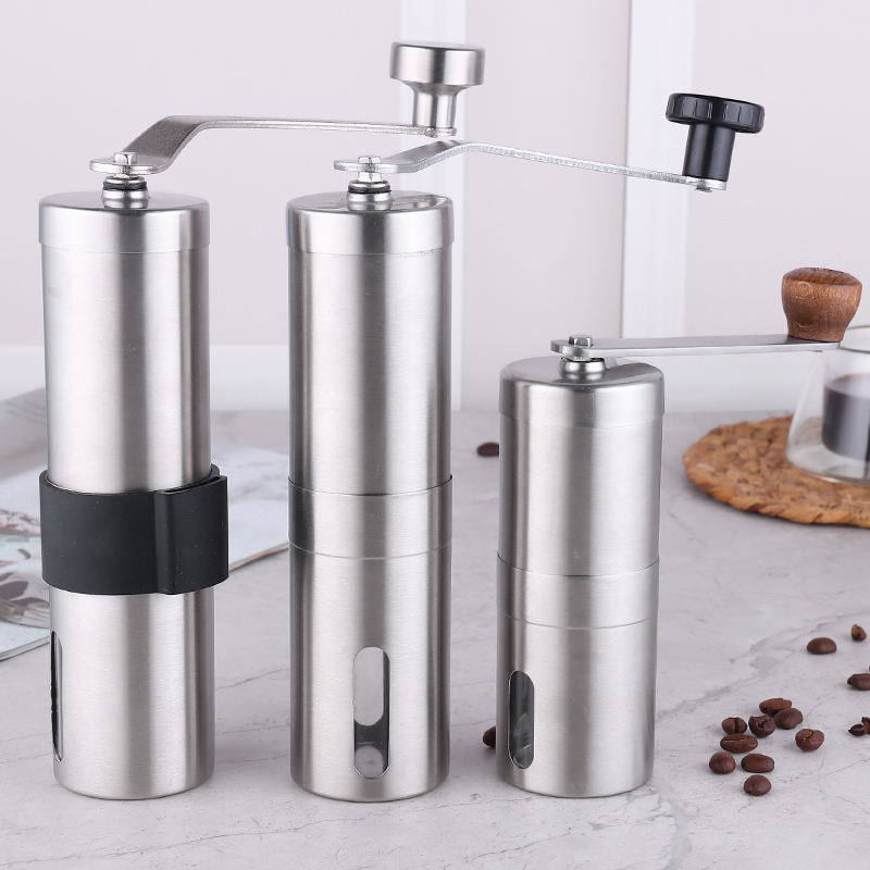 Custom Stainless Steel Household Portable Manual Coffee Grinders