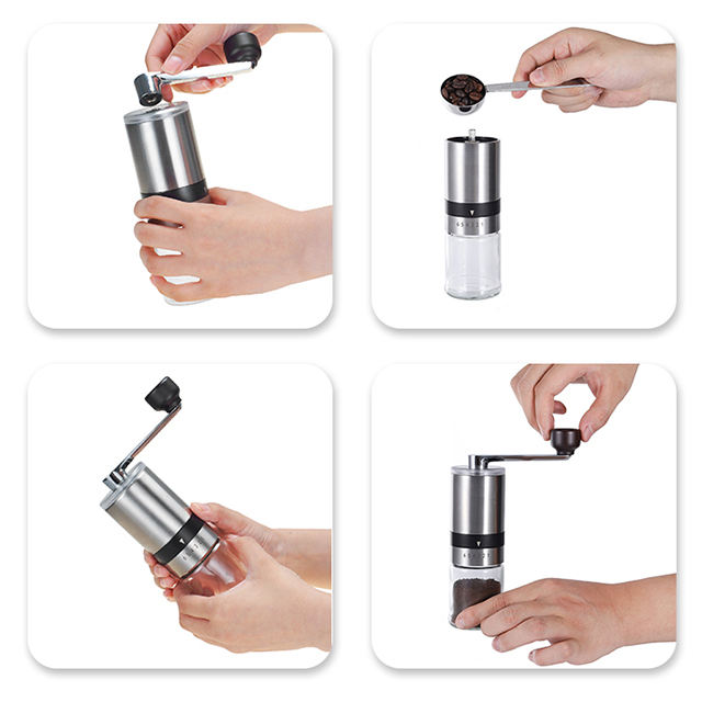 Mini Stainless Steel Hand Coffee Grinder Commercial Coffee Grinder