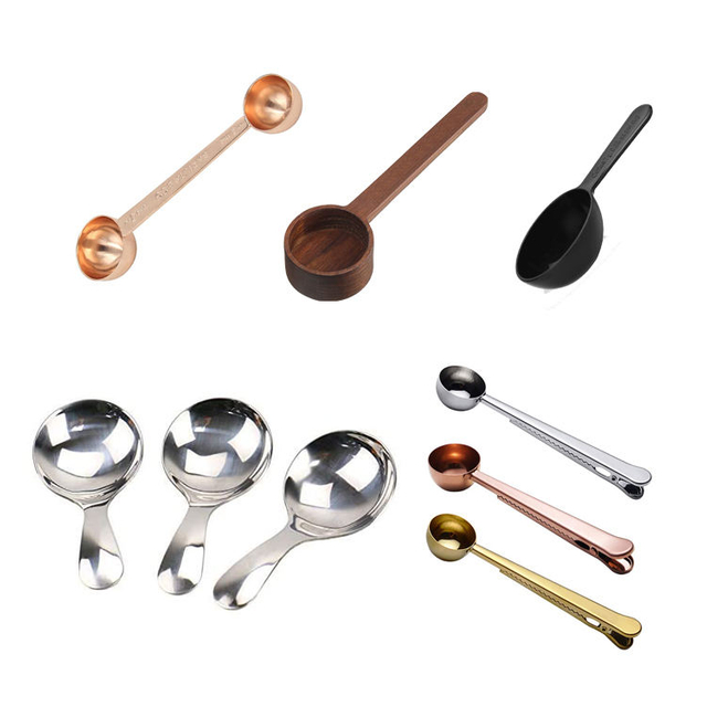 High Quality Food Grade Metal Coffee Scoop Stainless Steel Coffee Measuring Spoon