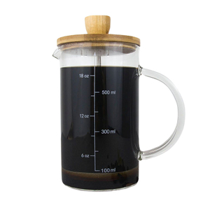 I-TOP GFP15 High Quality Commercial Drip Stainless Espresso Press Coffee Maker Heat Resistant French Press 350 ml Glass