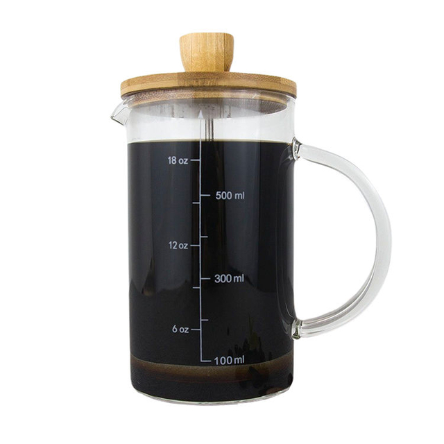 I-TOP GFP15 High Quality Commercial Drip Stainless Espresso Press Coffee Maker Heat Resistant French Press 350 ml Glass