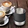 Milk Frothing Pitcher Stainless Steel Milk Steamer Jug Rounded Spout Heat Resistant Silicone Grip Pads Milk Jug