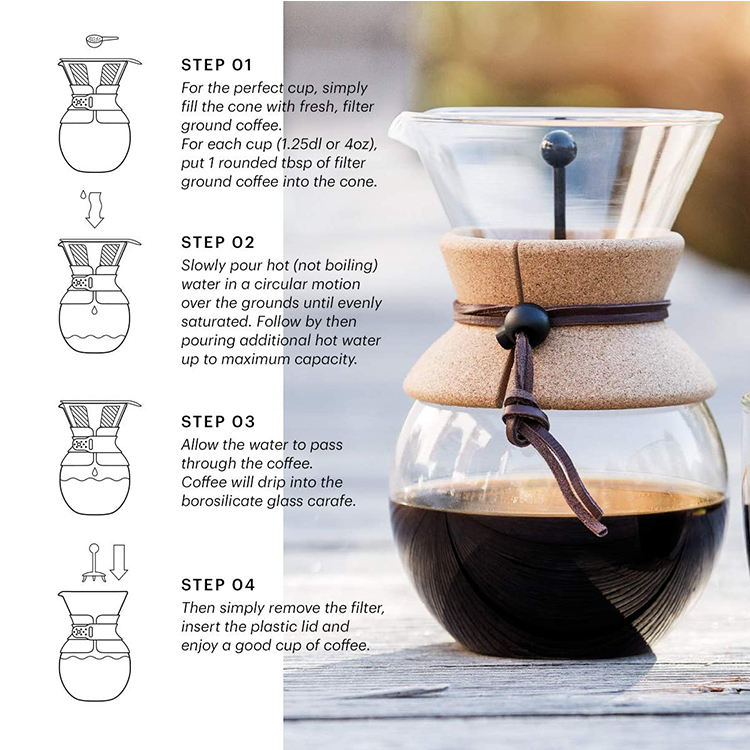 Hot Selling Arabic Borosilicate Glass Coffee Pot And Tea Coffee Pot Coffee Pot