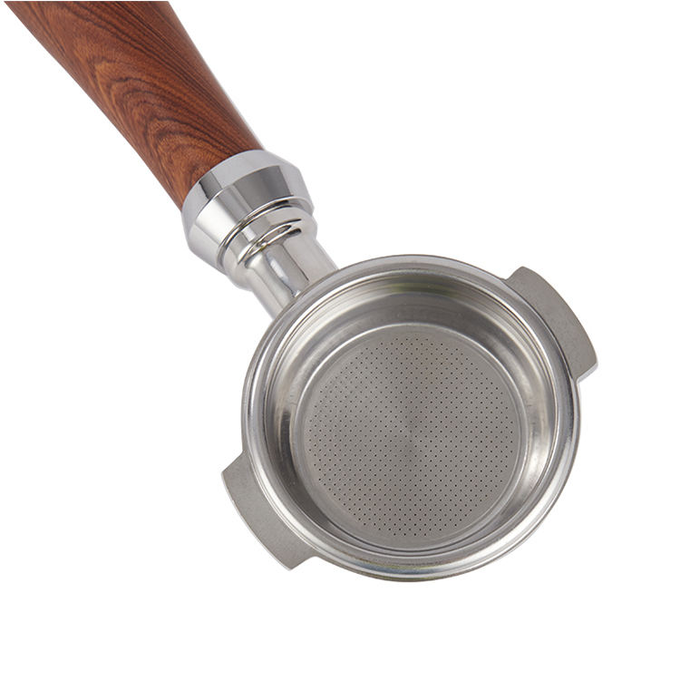 Wooden Handle Stainless Coffee Portafilter 51mm 54mm 58mm