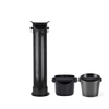 Knock Box for Espresso Grounds, Commercial Floor Standing Barista Style Absorbent Knockbox with Removable Non-Slip Base
