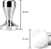 Stainless Steel Coffee Tamper Barista Espresso Tamper 51mm.53mm.58mm Base Coffee Bean Press,Espresso Coffee Tamper