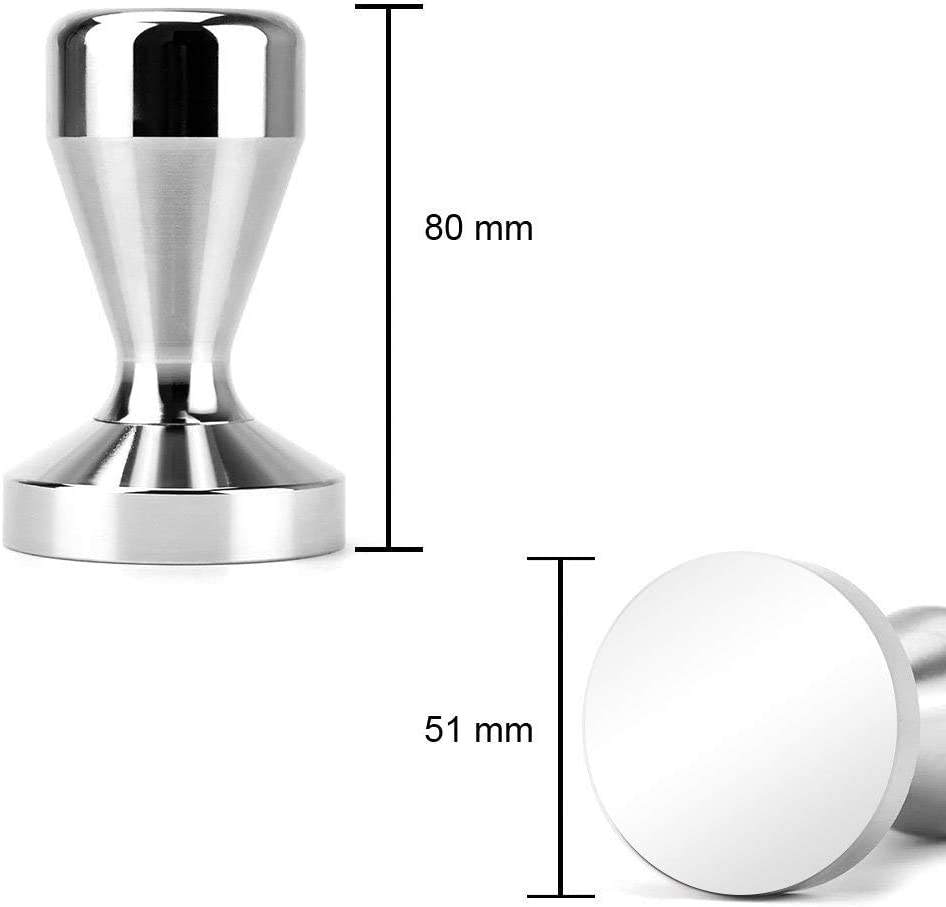 Stainless Steel Coffee Tamper Barista Espresso Tamper 51mm.53mm.58mm Base Coffee Bean Press,Espresso Coffee Tamper
