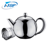1L 1.5L Teapot Silver Stainless Steel Coffee Pot with Filter Egg Large Capacity Tea Pot