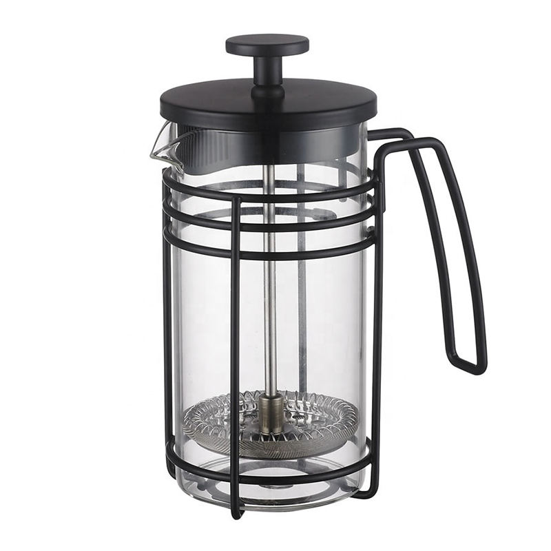 Amazon product insulated double wall capacity coffee pot stainless steel French press pot