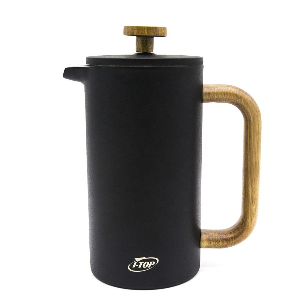 making coffee with french press