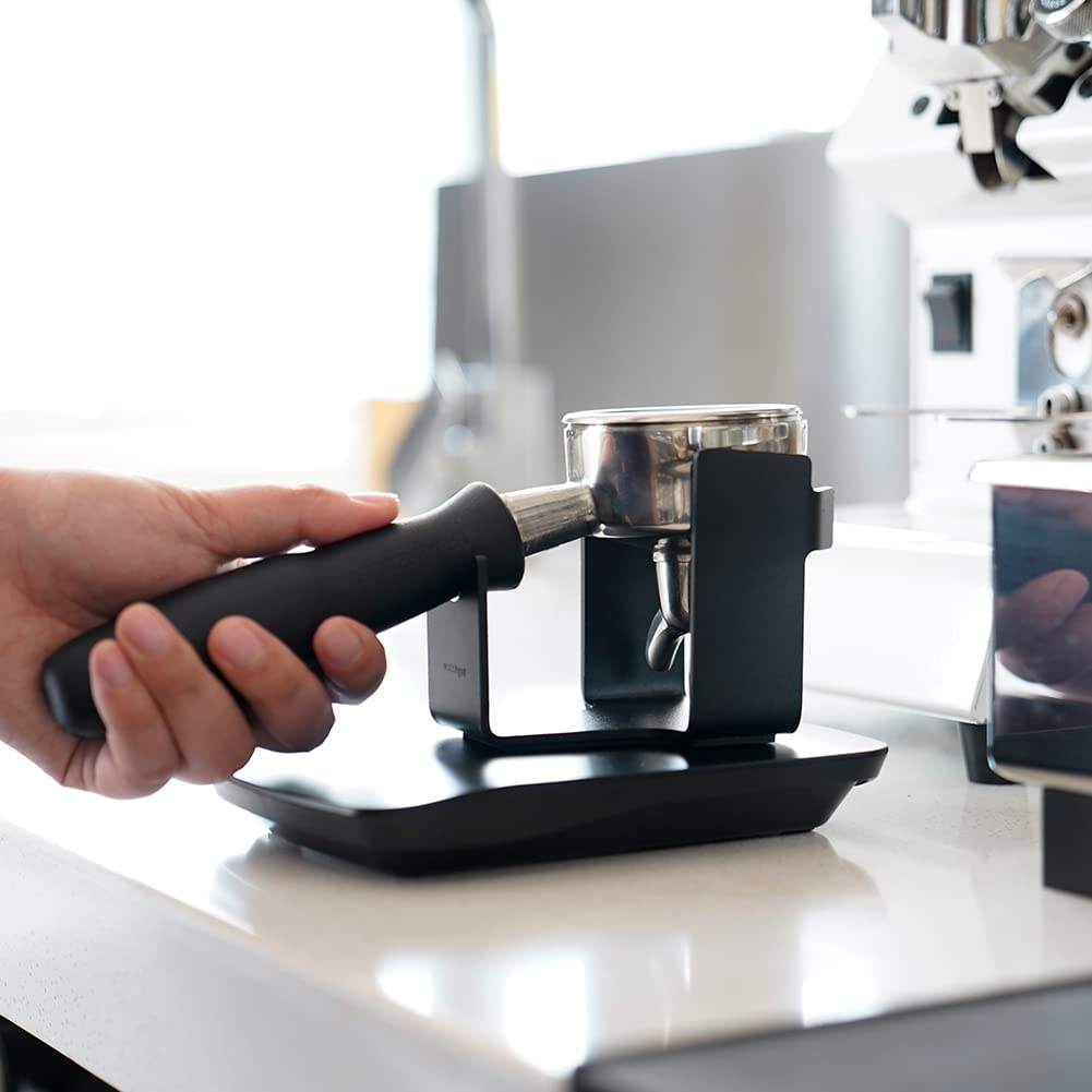 Espresso Coffee Portafilter Holder-Metal 58MM Coffee Scale Holder Coffee Accessories Barista Tools Portafilter Holder Station