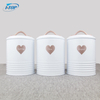 Household Stainless Steel Creative Sealed Storage Jars Tea Sugar Coffee Metal Canister Set