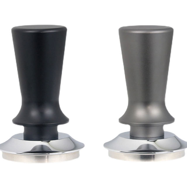Espresso Tamper Calibrated Pressure Anti-Stick Self-Leveling Refined Handle Stainless Steel Coffee Tamper