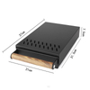 Espresso Knock Box Drawer,Stainless Steel Detachable Coffee Ground Knock Container,Shock-Absorbent Durable Barista Knock Box