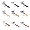Bottomless Portafilter 54mm With Natural Wood Handle 304 Stainless Steel Naked Portafilter Fits Barista