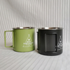 Camping Stainless Steel Water Cup 330ml Outdoor Portable Folding Mug for Cold Drink Beer Coffee Metal Cups coffee tools set