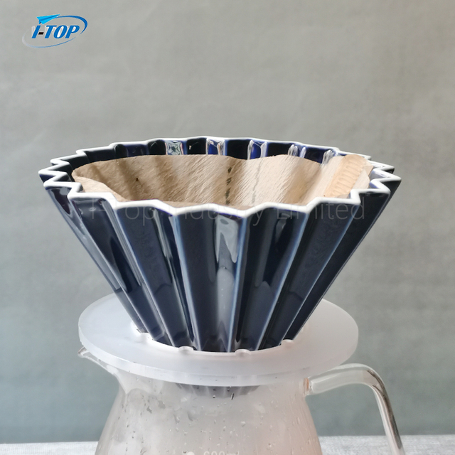 Ceramic Pour Over Coffee Maker Gift Set Matte Coffee Dripper 