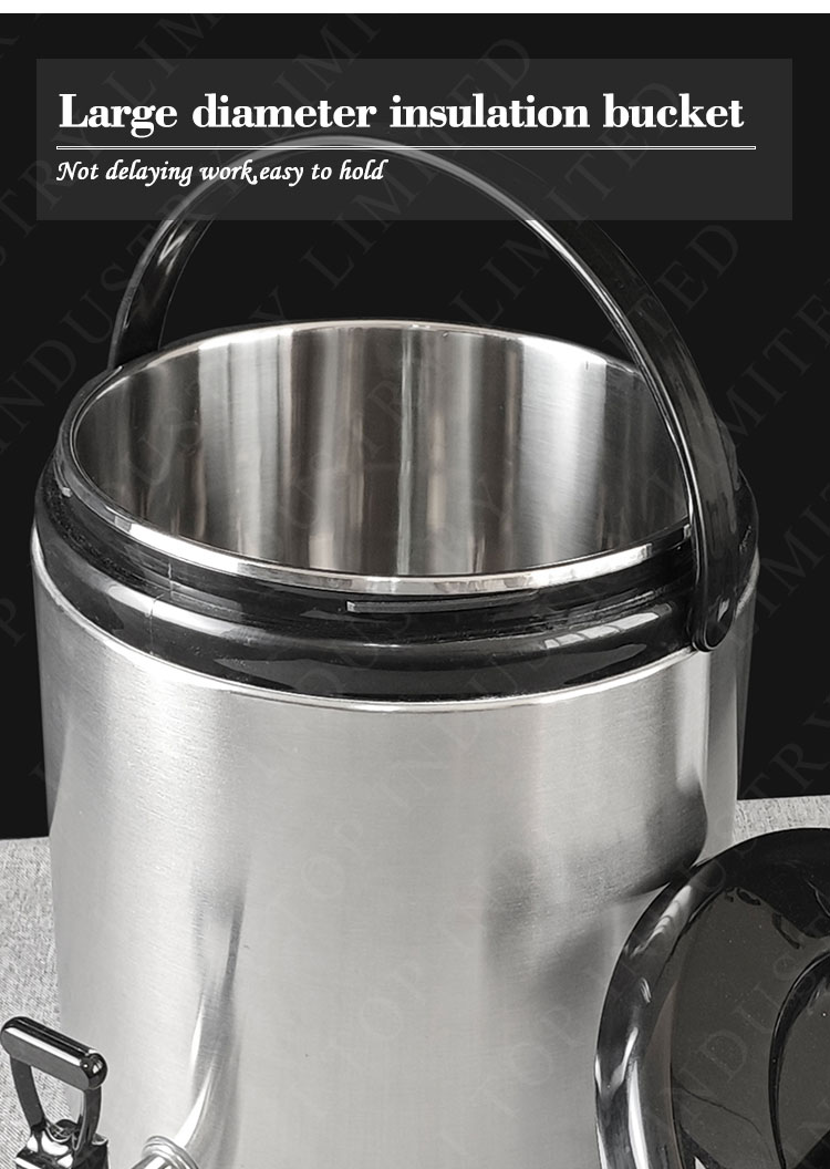 double wall milk tea bucket barrel