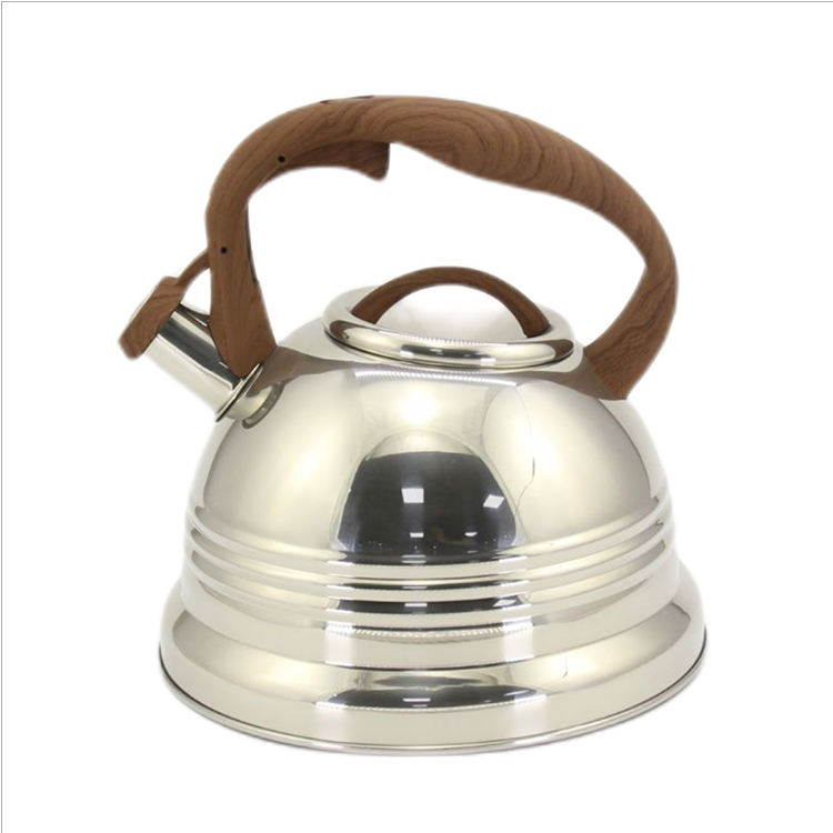 IT-CP1015 High Quality Silver Color Painting stainless steel whistling tea kettle