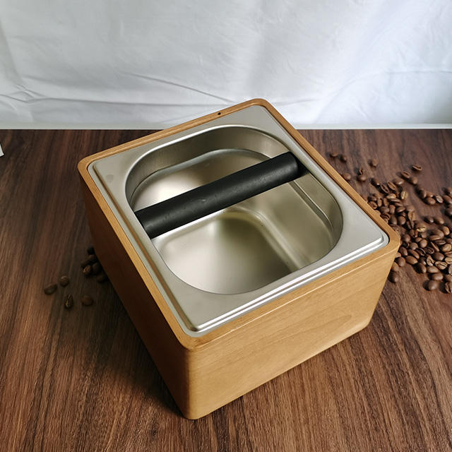 Wholesale Coffee Knock Box Coffee Grind Knock Box And Shock-Absorbent Kitchen Accessories Coffee Knock Box