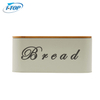 Kitchen Storage Vintage Metal Bread Box With Bamboo Cutting Board Lid