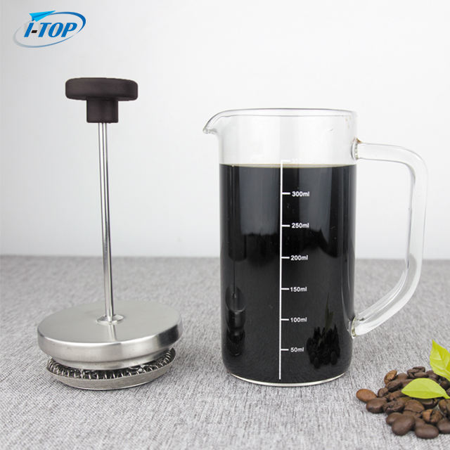 french press glass