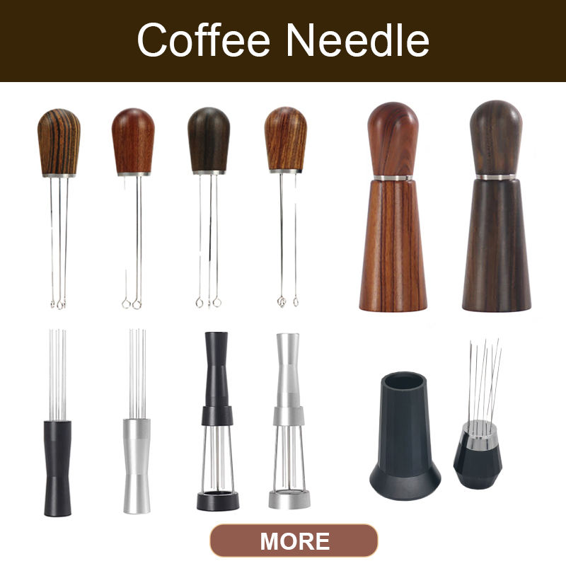 Distribution Tool with Stand Professional Barista 0.4mm Needle WDT Tool Espresso Coffee needle Stirrer